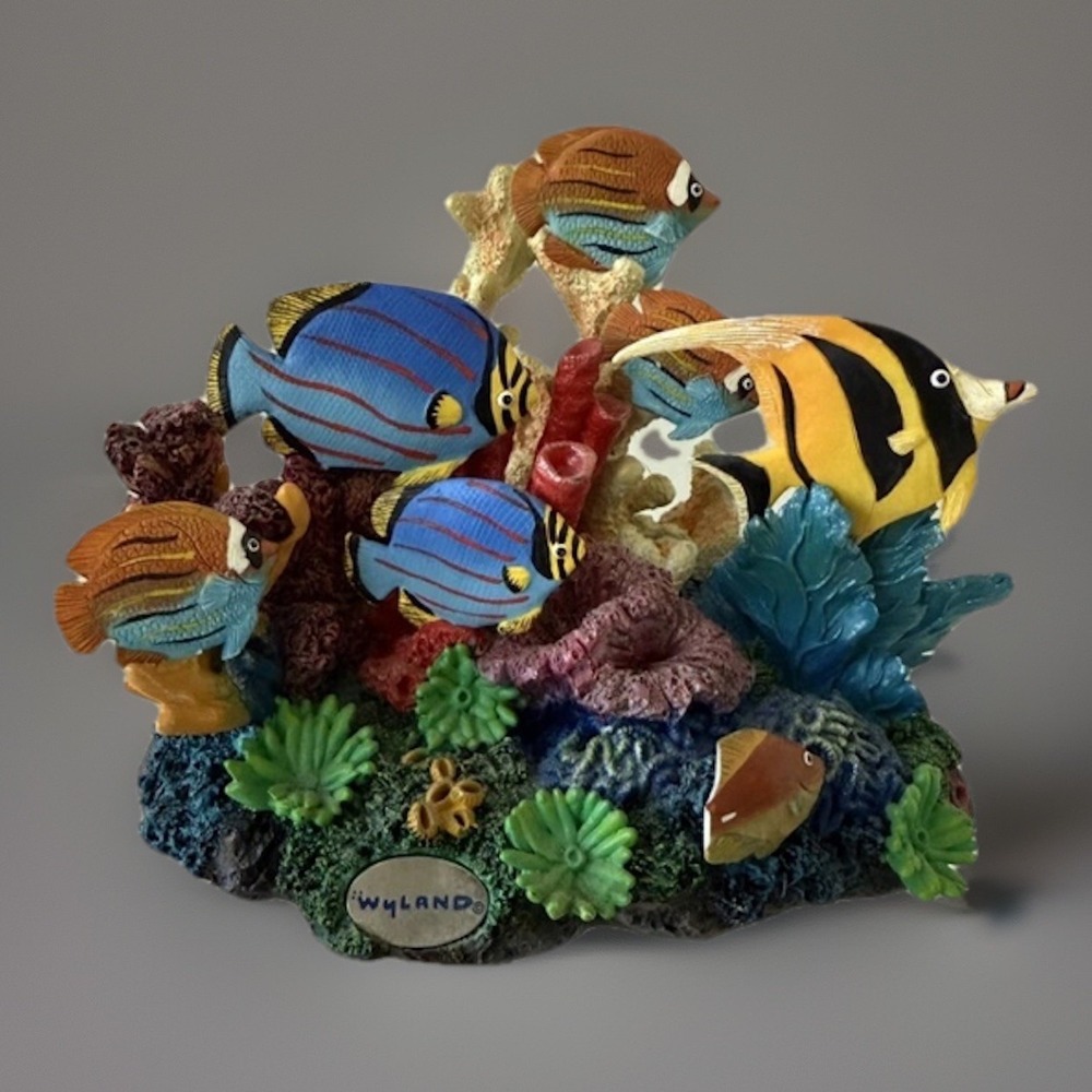 Dakin Artist Collection Wyland Life Below The Sea Reef  Reefs Fish 2362 Rare Rea